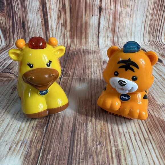 VTech Go Go Smart Animal Cow Sheep Giraffe Alligator Rooster Monkey Lion Tiger - Picture 8 of 9